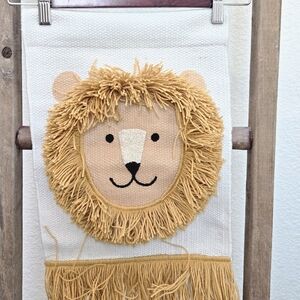 Lion Wall Hanging Decor And Pillows Boho